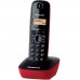 Ασύρματο Ψηφιακό Τηλέφωνο Panasonic KX-TG1611GRR Μαύρο-Κόκκινο